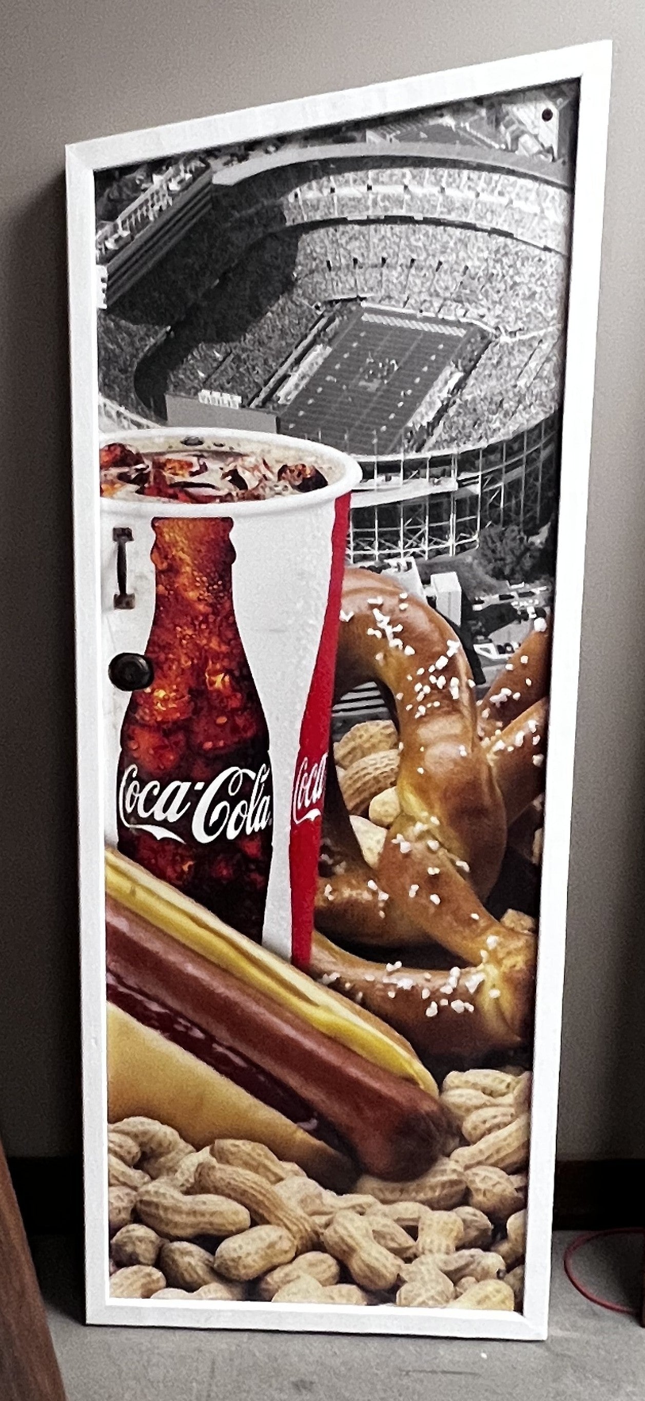 Angled Framed Concession Door